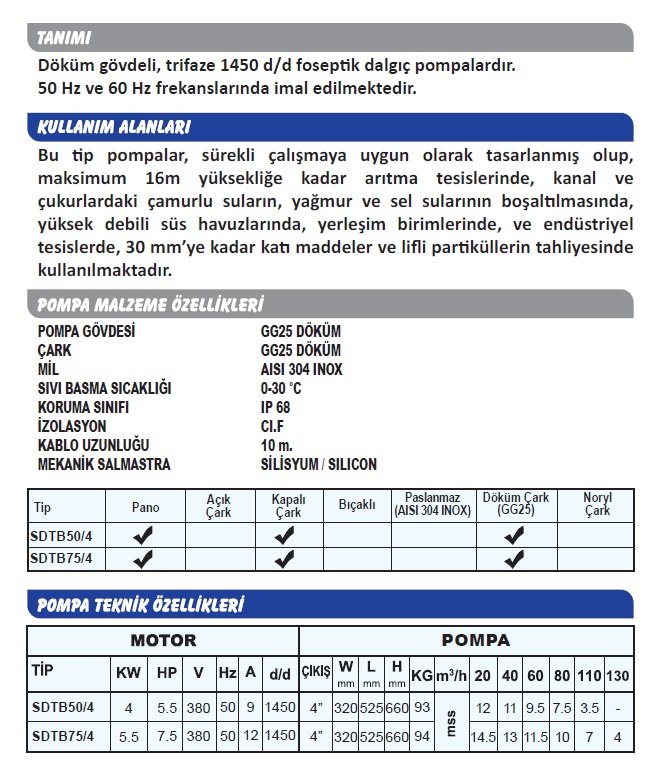 sumak sdtb serisi dalgıçlar