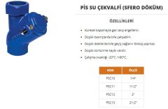 Mirox Toplu Çekvalf  Dişli Tip - 1¼''