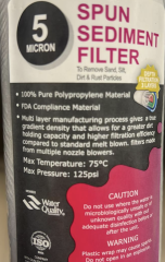 Esli Spun Kartuş - 10'' - 5 mikron Sediment Filtre FDA - 80000005