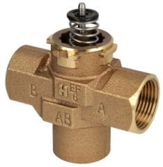 Honeywell VCZMP6000/E   3 Yollu Vana Gövdesi 1'' İç Dişli