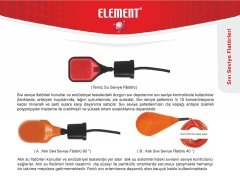 Element Kauçuk Seviye Flatörü FTE-500K - 5 metre