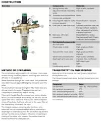 Honeywell HS10S -3/4AA Basınç Düş. Ters Yıkamalı Filtre 3/4''