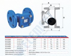 Element Toplu Çekvalf DN 50 - 2'' Flanşlı / ELT-PF-200