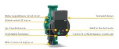 Wilo Atmos Pico 15/1-6 Sir. Pompası -130 mm- 1/2''