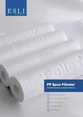 Esli Spun Kartuş - 40'' - 5 mikron Sediment Filtre -1 Kutu 25 Adet