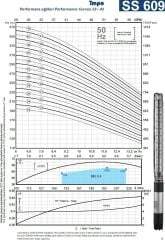 İmpo SS 609/27 -6'' Tek Dalgıç Pompa (254 mss/ 12,5 HP) - 27 Kademe