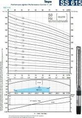 İmpo SS 615/14 -6'' Tek Dalgıç Pompa (168 mss/ 10 HP) - 14 Kademe