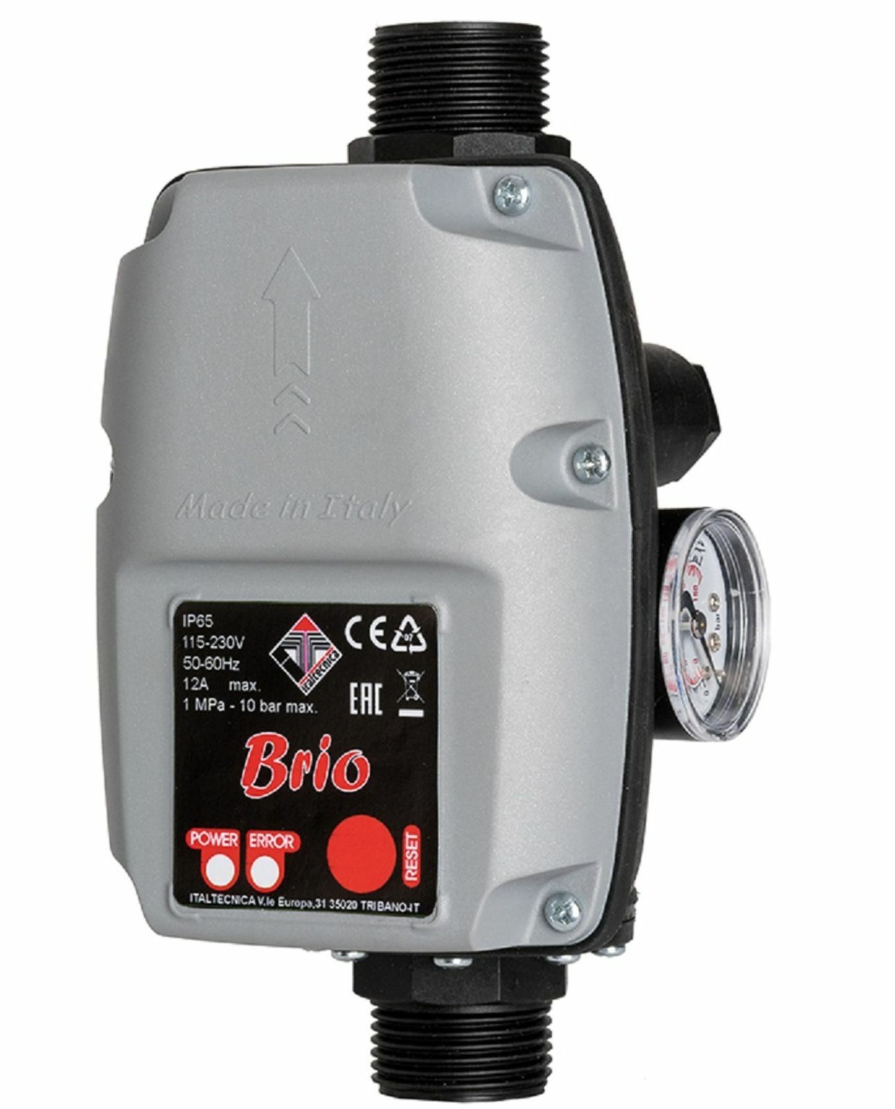 Italtecnica Brio 2000 Hidromat - 2 HP Otomatik Basınç Kontrol Cihazı - İtalyan