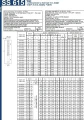 İmpo SS 615/34 -6'' Tek Dalgıç Pompa (408 mss/ 25 HP) - 34 Kademe