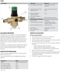 Honeywell D06F-11/4A Su Basınç Düşürücü - Filtreli - 1 1/4''