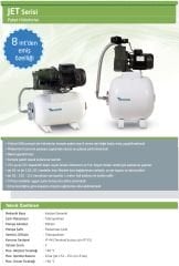 Baymak Jet 82 M Hidrofor - 50 Litre - 3 kat / 4 daire
