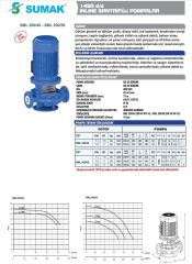 Sumak SML200/50  7,5 kw -Sir. Pom. 2900d/d DN50 - 42 mss