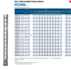 İmpo SS 665/10 -6'' Tek Dalgıç Pompa (144 mss/ 25 HP) - 10 Kademe