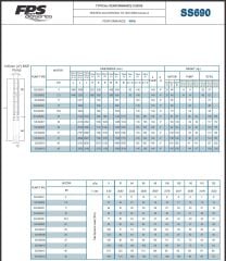 İmpo SS 690/07 -6'' Tek Dalgıç Pompa (108 mss/ 35 HP) - 7 Kademe
