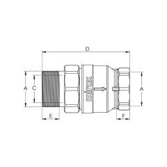 Mirox Rekorlu Çekvalf Dik Tip Yaylı -  2'' - 50mm