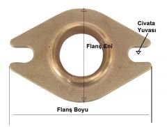 Mirox Hidrofor Flanşı Pirinç 2'' (M-F50)
