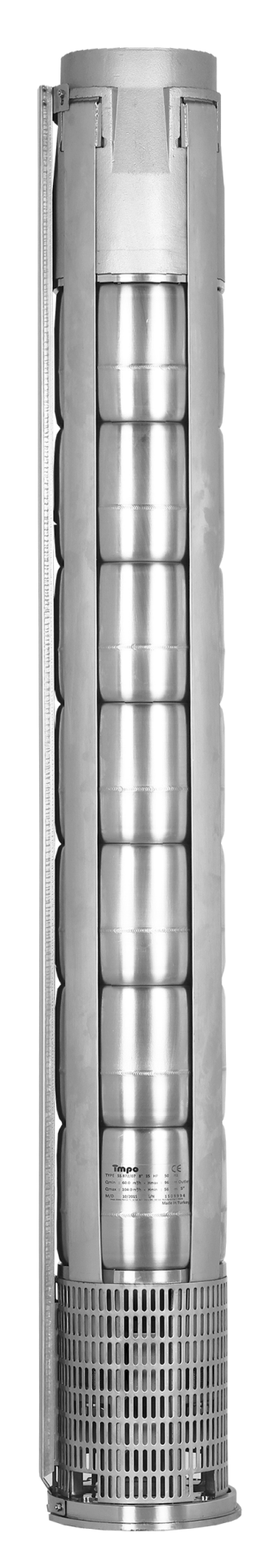İmpo SS 872/07 -8'' Tek Dalgıç Pompa (129 mss/ 35 HP) - 7 Kademe