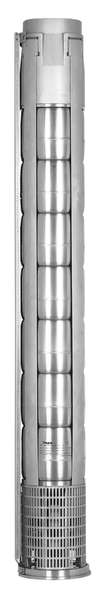 İmpo SS 8106/15 -8'' Tek Dalgıç Pompa (313 mss/ 90 HP) - 15 Kademe