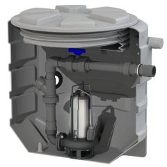 SFA Sanifos 610 2SLD S İki Pompalı Gri Su İstasyonu - 610 Litre