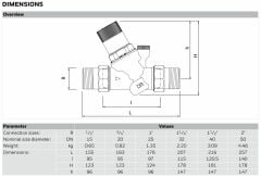Honeywell D05FS-1/2 Basınç Düşürücü (1/2'' / Maks. 25 Bar)