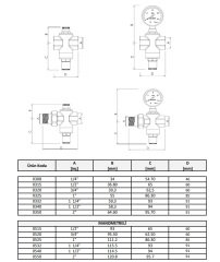 Case PM Su Basınç Düş. 1 1/2'' (0340 Maks.25 Bar)