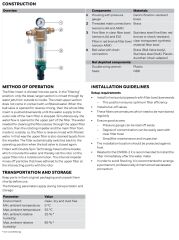 Honeywell F76S-11/2AA  Ters Yıkamalı Filtre - 1 1/2''