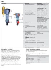 Resideo F74CS -1 1/4LFAA Ters Yıkamalı Filtre - 1 1/4''