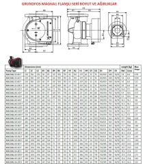 Grundfos Magna1 65-80 F 340 Flanşlı FK Sir.Pom.-DN65