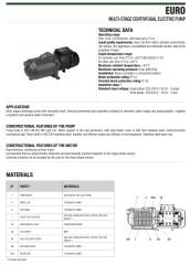 Dab Euroinox 50/50 M Paslanmaz Kademeli Pompa 1,36 HP