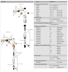 Resideo F74CS -1LFAA Ters Yıkamalı Filtre - 1''