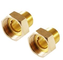 Pirinç Rekor Seti - 1/2'' - Sirkülasyon pom. için 1''-1/2''