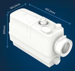 Grundfos Sololift2 CWC-3    WC+3 Ünite Fos. Tah. Cih. - 9 Lt - Duvara Monte Edilebilen Model
