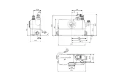 Grundfos Sololift2 WC-3   WC+3 Ünite Fos. Tah. Cih. - 9 Lt