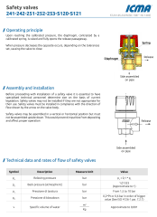 Icma Emniyet Ventili ¾’'- 8 Bar - 91241AEAQ - İtalyan