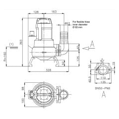 KSB Ama-Porter 602 SE-1 Foseptik Pompası 1,5 HP – 21/2”