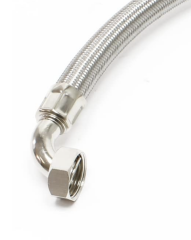 İrka Dirsekli Fleks Hortum Pas. Çelik 2'' - 100 cm