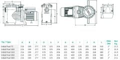 Wilo Initial Pool 75 M Havuz Pompası 0,75 HP 220V