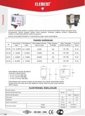 Element ELT-37S Dış Diş  (5 - 28) Basınç Presostat