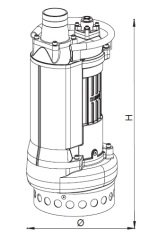 Sumak SDT75/3Z Çamurlu Su Pompası 7,5 HP - 3''