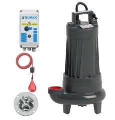 Sumak SBRT75/3-P Özel Parçalayıcılı Dalgıç 7,5 HP - 3'' Çıkışlı