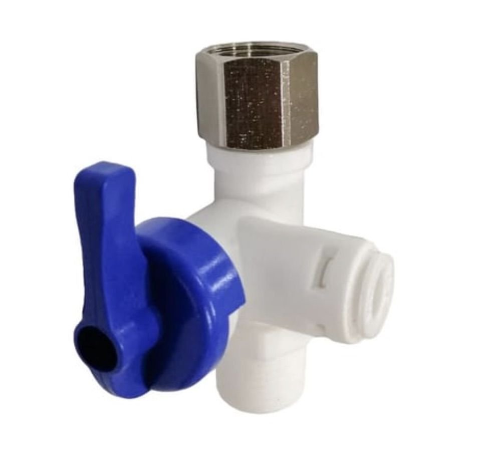 Esli Plastik Combo Vanalı Hat Alma Aparatı  3/8'' - Quick - 05706076