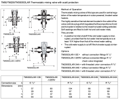 Honeywell - Resideo TM300-3/4E Termostatik Karışım Vanası 3/4'' (Yüksek Kapasiteli)