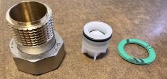 Case 6115 Karışım Vanası Bağlantı Rekoru - Çekvalfli  1/2''
