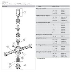 Honeywell D06FN-2B Düşük Basınç Düşürücü - 0,5-2 Bar - 2''