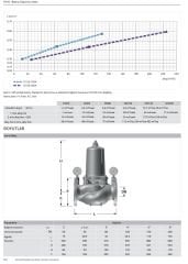 Honeywell D15S-50A Flanşlı Döküm Basınç Düşürücü - 1,5-7,5 Bar - DN50