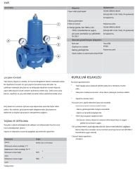 Honeywell D15S-50A Flanşlı Döküm Basınç Düşürücü - 1,5-7,5 Bar - DN50