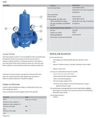 Honeywell D15S-80A Flanşlı Döküm Basınç Düşürücü - 1,5-7,5 Bar - DN80