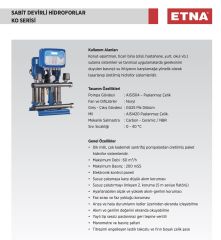 Etna 1KO  7/8-22  Hidrofor 3HP - 12Kat/25 Daire