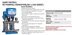 Etna 2KO  15/7-40  İki Pompalı Hidrofor 2x5,5HP - 15Kat/100 Daire