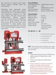 Etna 2KO  15/7-40  Yangın Hidroforu 2x5,5HP - 90 mss-12 m3/h